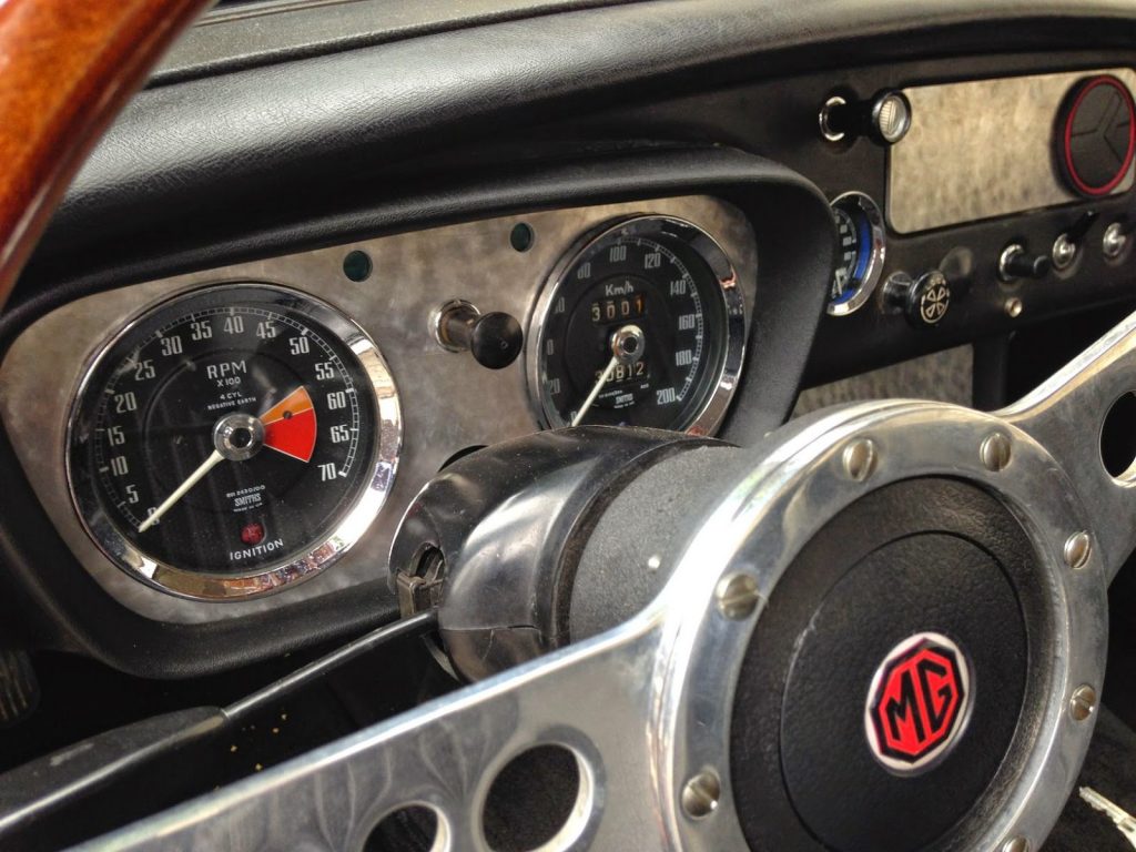 Habillages compteurs aluminium MG 1969