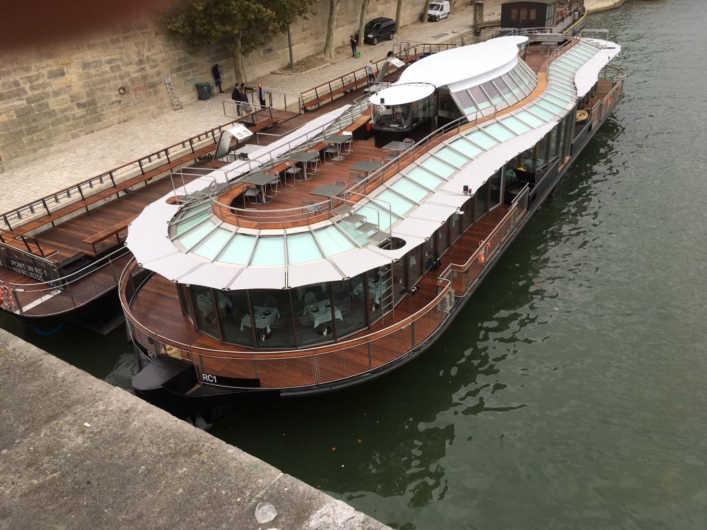 Inox bateau DUCASSE SEINE garde corps équipements habillages